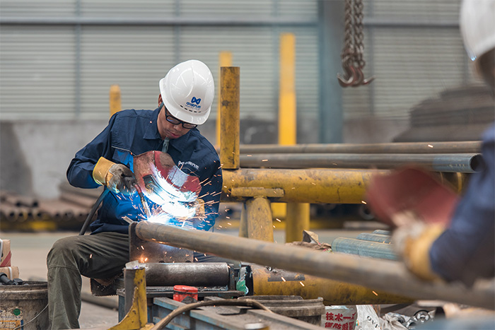 鹤岗网架焊接车间